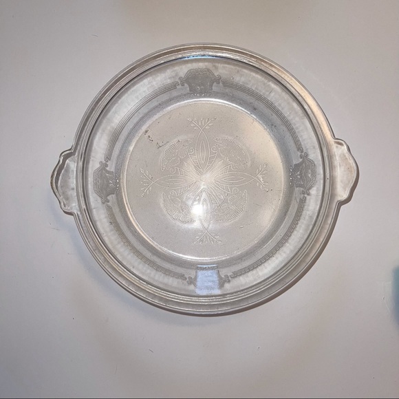 Fire King Kitchen Vintage Fire King Glass Pie Plate Poshmark